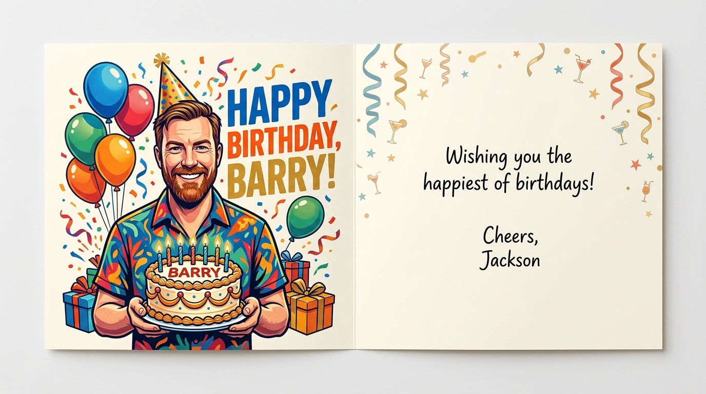 Birthday card by Jackson